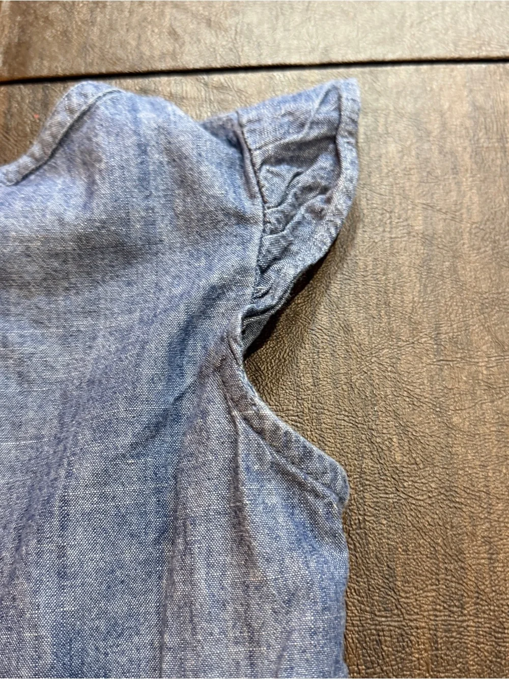 GapKids Girls Chambray Button-Down Dress Size S